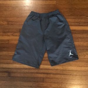 dark grey shorts